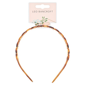 Leo Bancroft Plastic Headband Tortilla