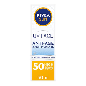 Nivea Sun Face Cream Anti-Aging F50+ 50Ml