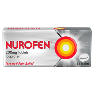 Nurofen Ibuprofen 200Mg Tablets 16 Pack