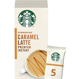 Starbucks Caramel Latte Premium Instant Sachets 5X21.5G