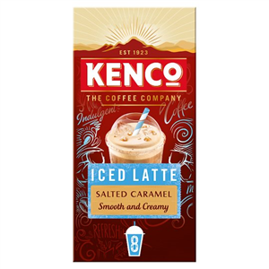 Kenco Instant Iced Salted Caramel Latte 8X21g