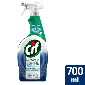 Cif Power & Shine Bathroom Cleaner Spray 700Ml