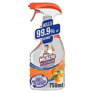 Mr Muscle Platinum Bathroom Mandarin Orange 750Ml