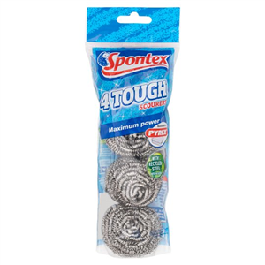 Spontex Tough Scourers 4 Pack