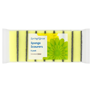 Springforce Sponge Scourers 8 Pack