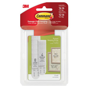 Command Large Picture Hanging Strips Combo Pack