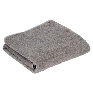 Tesco Cotton Low Twist Bath Towel Mid Grey