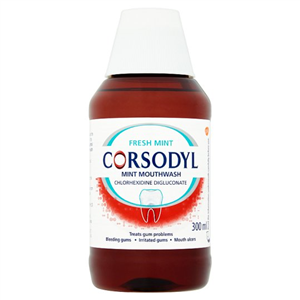 Corsodyl Mint Mouthwash 300Ml