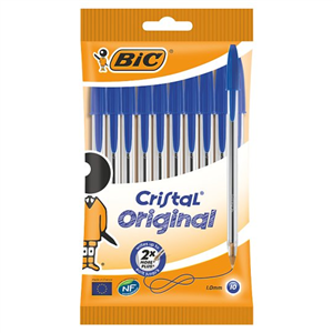Bic Cristal Pens Blue 10 Pack