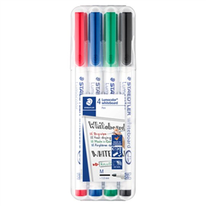 Staedtler Thin Whiteboard Markers 4 Pack