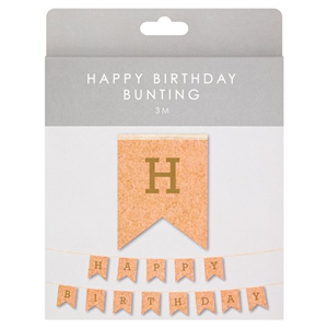 Kraft Happy Birthday Bunting