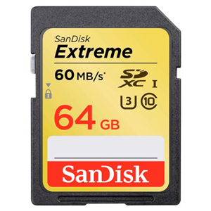 Sandisk Extreme Sdxc Card 64Gb