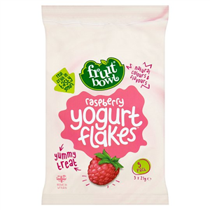Fruit Bowl Yogurt Flakes Raspberry 5X21g