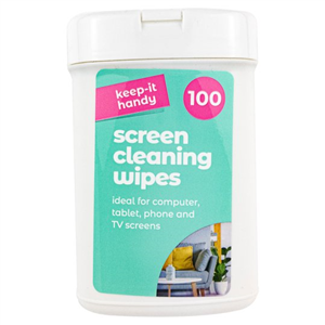 Keep It Handy Screen Cleaning Wipes 100 Pack