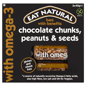 Eat Natural Bars Dark Chocolate Mixed Seeds & Peanut 3X45g
