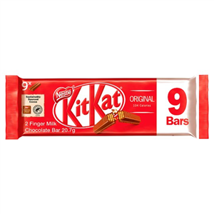 Kit Kat 2 Finger Milk Chocolate Biscuits 9 Pack 186.3G