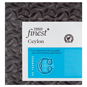 Tesco Finest Ceylon 50 Tea Bags 125G