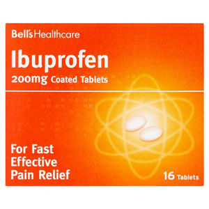 Bells Ibuprofen Tablets 200Mg X16