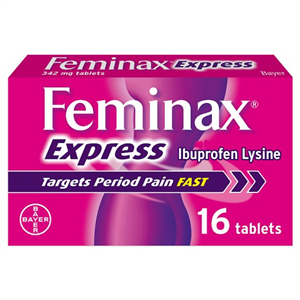 Feminax Express Period Pain Relief Tablets 16S