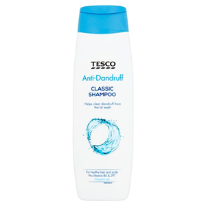 Tesco Classic Anti-Dandruff Shampoo 300Ml
