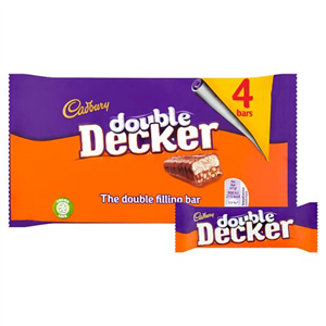 Cadbury Double Decker Chocolate Bars 4 x 47g