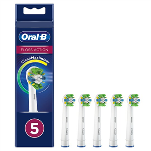 Oral-B Floss Action Replacement Electric Toothbrush Heads X5