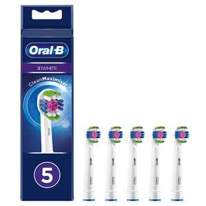 Oral-B 3D White Replacement Electric Toothbrush Heads X5