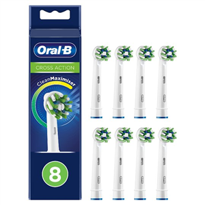 Oral-B Cross Action Replacement Electric Toothbrush Heads X8