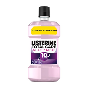 Listerine Mouthwash Total Care Mild Tast Smooth Mint 600Ml