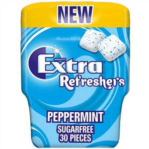 Wrigleys Extra Peppermint Sugar Free Gum 30 Pieces 67G