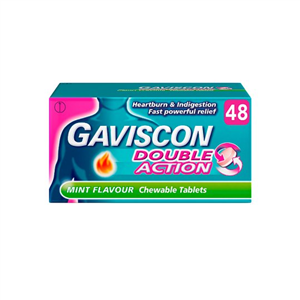 Gaviscon Double Action Mint 48 Tablets