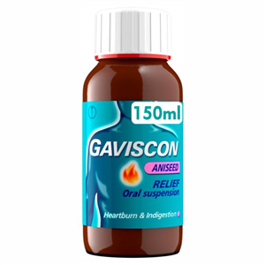 Gaviscon Aniseed Heartburn Liquid 150Ml