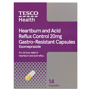 Tesco Health 20Mg Heartburn & Acid Reflux 14 Capsules