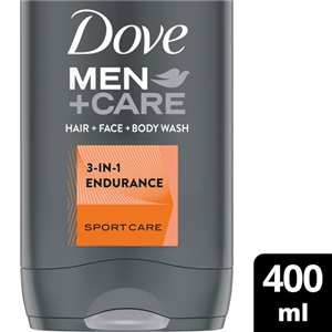 Dove Men+Care Sport 3-In-1 Shower Gel 400Ml