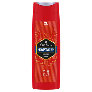 Old Spice Captain Shower Gel & Shampoo 400Ml