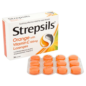 Strepsils Orange And Vitamin C 36S
