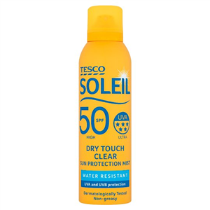 Tesco Soleil Dry Touch Sun Protection Mist Spf 50 200Ml