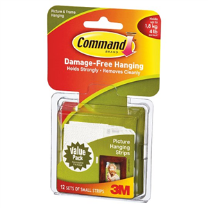 Command Picture Hanging Small Value Pack 12 Sets