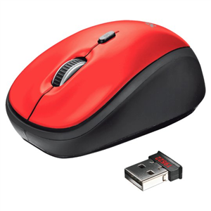 Trust Yvi Wireless Mouse Red