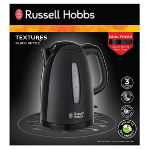 Russell Hobbs Textures Black Kettle