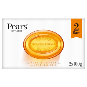 Pears Amber Bar Soap 2X100g