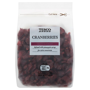 Tesco Cranberries 200g