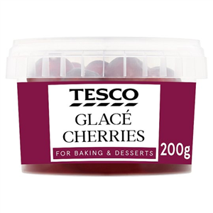 Tesco Glace Cherries 200G
