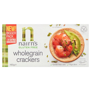 Nairn's Gluten Free Wholegrain Crackers 160G