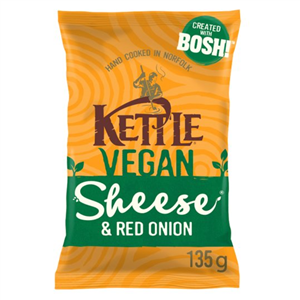 Kettle Crisps Vegan Sheese & Red Onion 135g