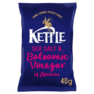 Kettle Chips Sea Salt & Balsamic Vinegar Crisps 40 g