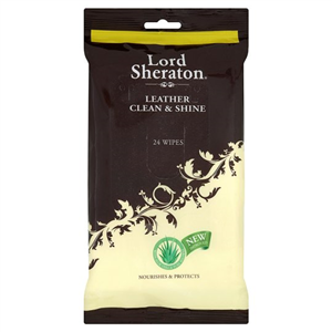 Lord Sheraton Leather Wipes 24'S