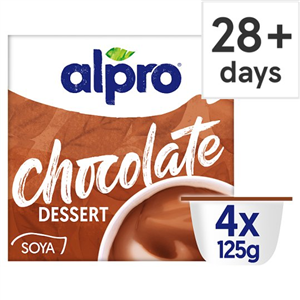 Alpro Chocolate Soya Dessert 4 X 125g