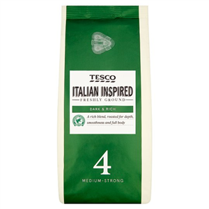 Tesco Italian Inspired Blend Ground Coffee 227g