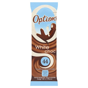 Options Instant White Chocolate Drink Sachet 11G